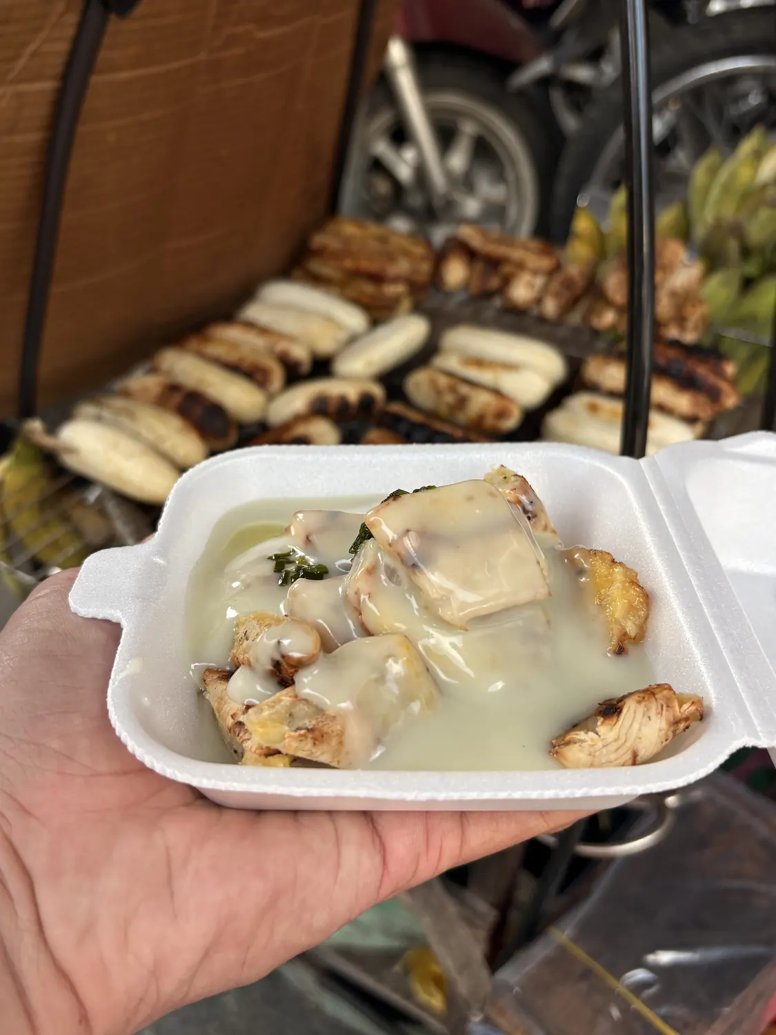 Local snack photographed during an OG Saigon Chợ Lớn route scout