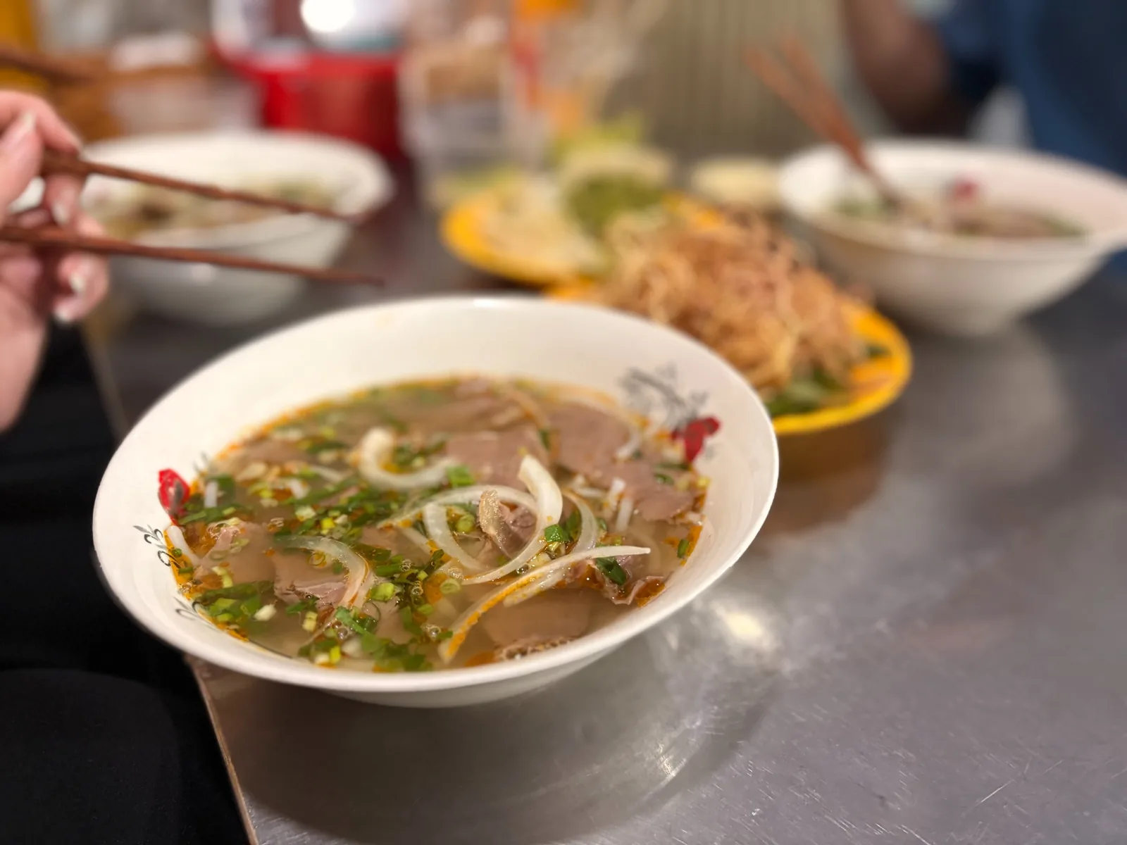 A local Saigon bowl of noodles
